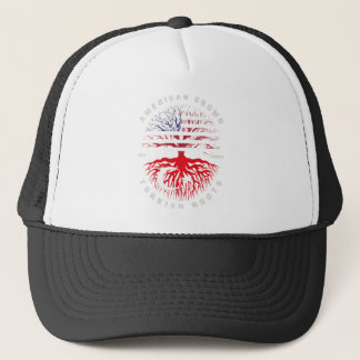 Boné American Grown Turkish Roots Turkey Flag