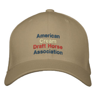 Boné Americano de Cream Draft Horse Association