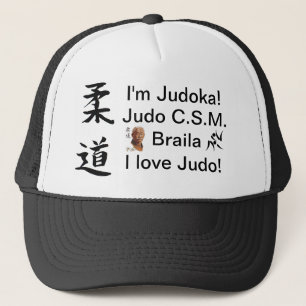 Boné Americano do stil de Sapca eu sou Judoka! Eu amo o