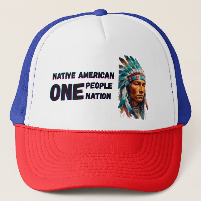 Boné Americano nativo (Frente)