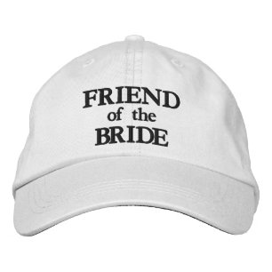 Boné Amiga da Noiva preta personalizada elegante casame