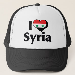 Boné Amo a bandeira da Síria