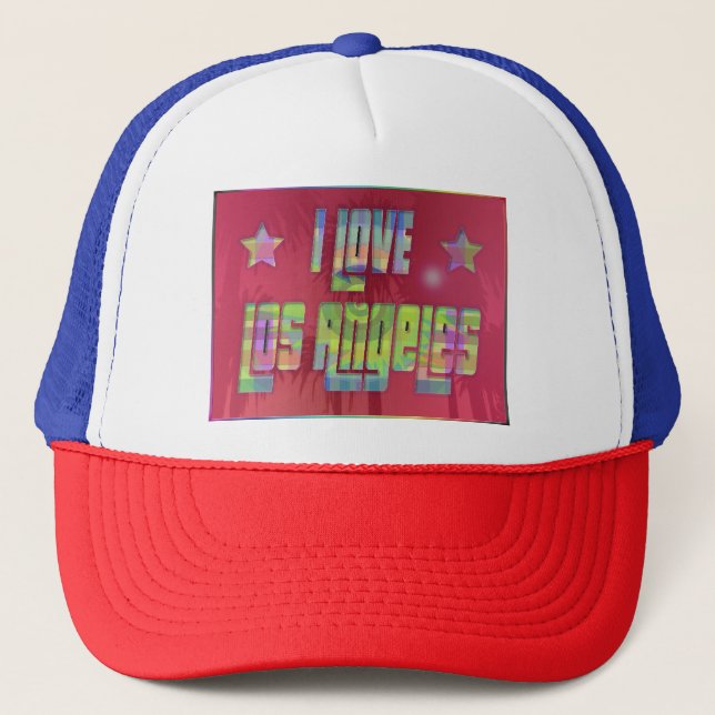Boné Amo Los Angeles Belo Chapéu Vermelho (Frente)