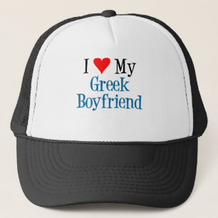 Boné Amo Meu Namorado grego