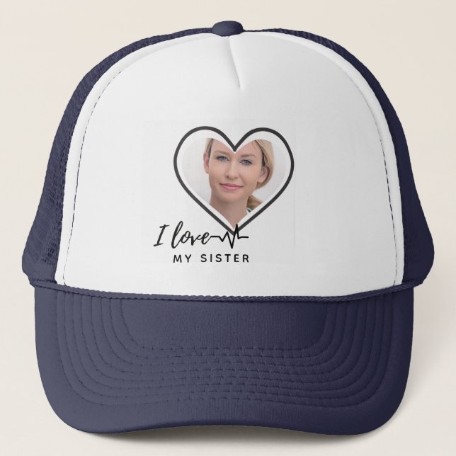 Boné Amo Minha IRMÃ - O melhor presente personalizado d (Frente)