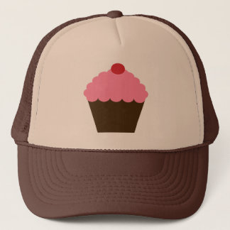Boné Amor cor-de-rosa do cupcake