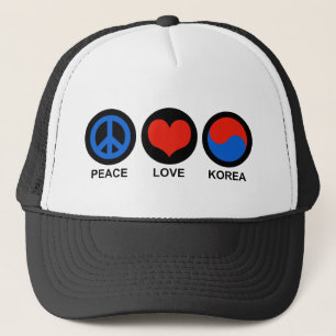 Boné Amor Coreia da paz