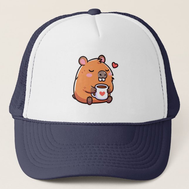 Boné Amor de café Capybara (Frente)