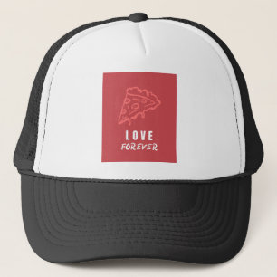 Boné Amor de pizza para sempre