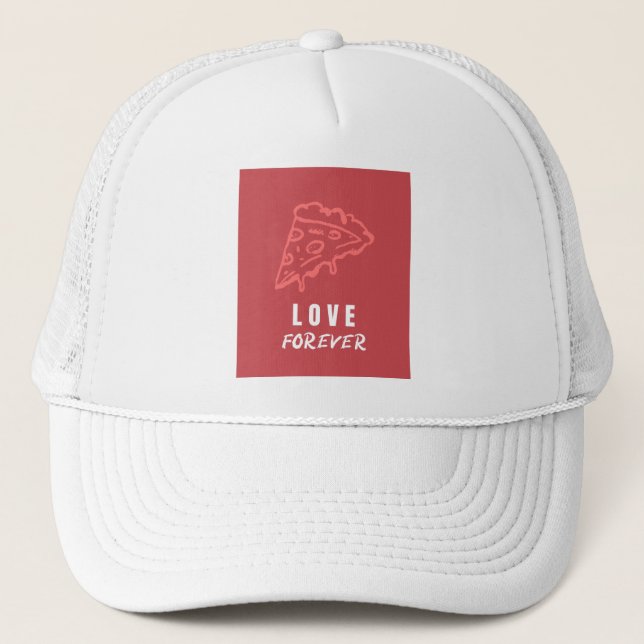 Boné Amor de pizza para sempre (Frente)