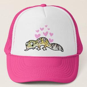 Boné Amor do geco do leopardo