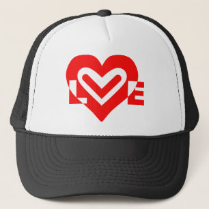 Boné Amor em Vermelho