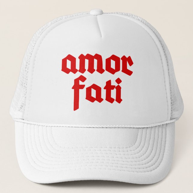 Boné Amor Fati (vermelho) (Frente)