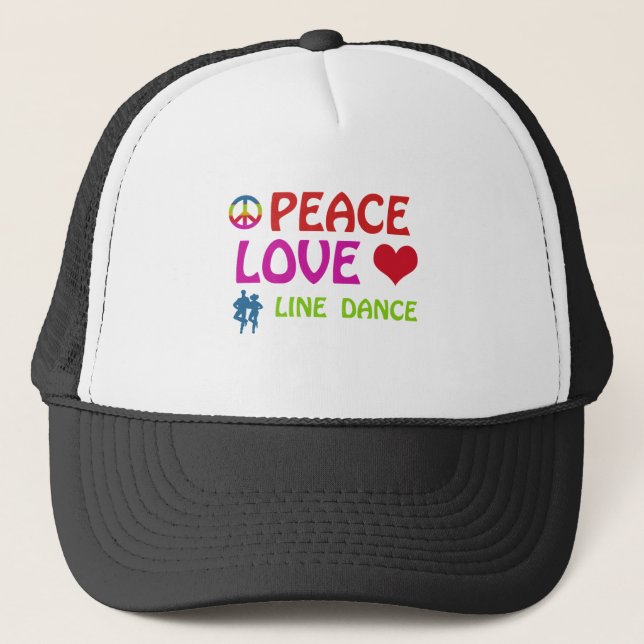 Boné Amor Linedance da paz (Frente)