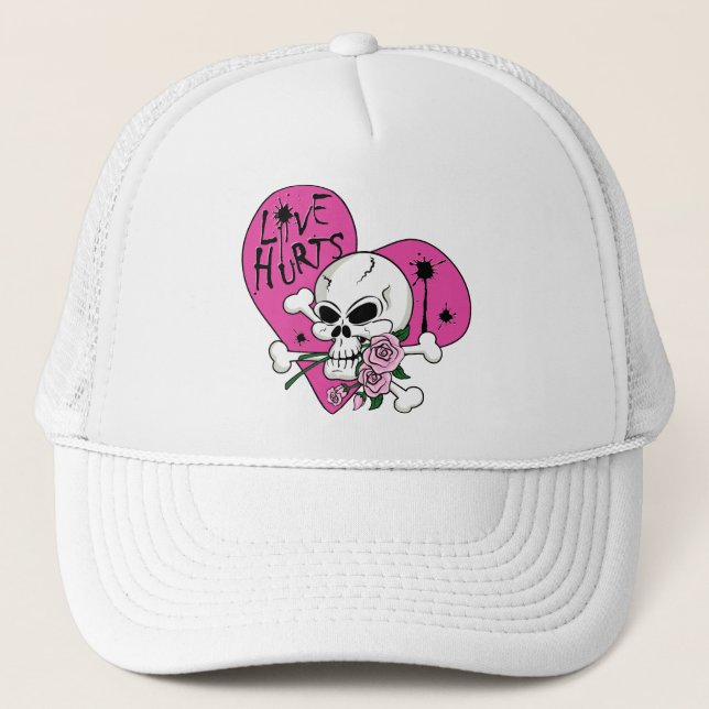 Boné Amor Machuca crânio (Frente)