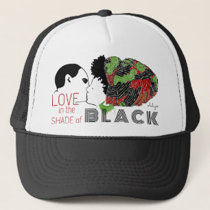 BONÉ AMOR NEGRO EM VERDE E VERMELHO