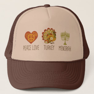 Boné Amor Turquia Menorah da paz