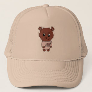 Boné An astronaut bear wearing a spacesuit