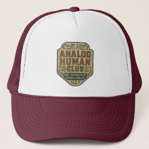 Boné Analog Human Club Trucker Hat - Vintage & Bold