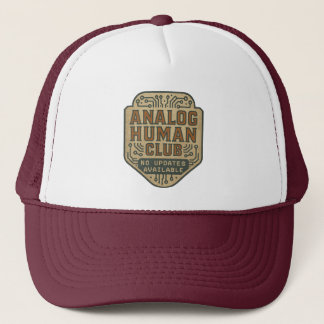 Boné Analog Human Club Trucker Hat - Vintage & Bold