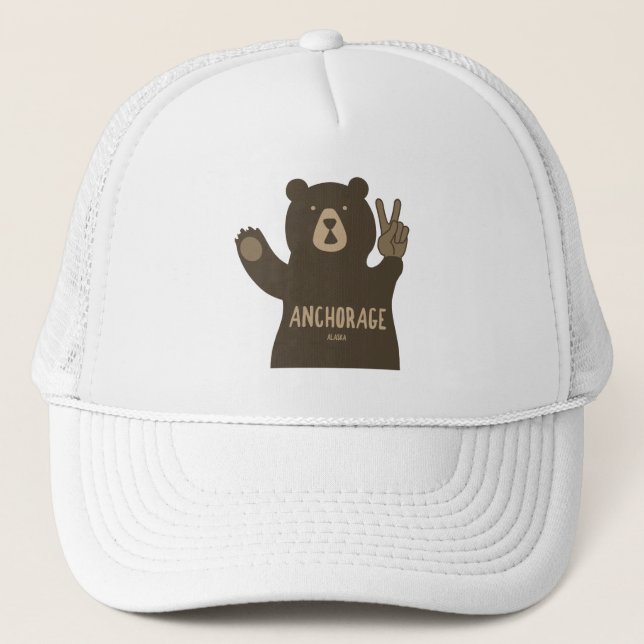Boné Âncora Alasca Urso da Paz (Frente)