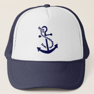 Boné Âncora de Barco Náutico Azul Marinho 3