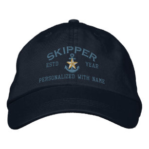 Boné Âncora litoral personalizada da estrela do capit