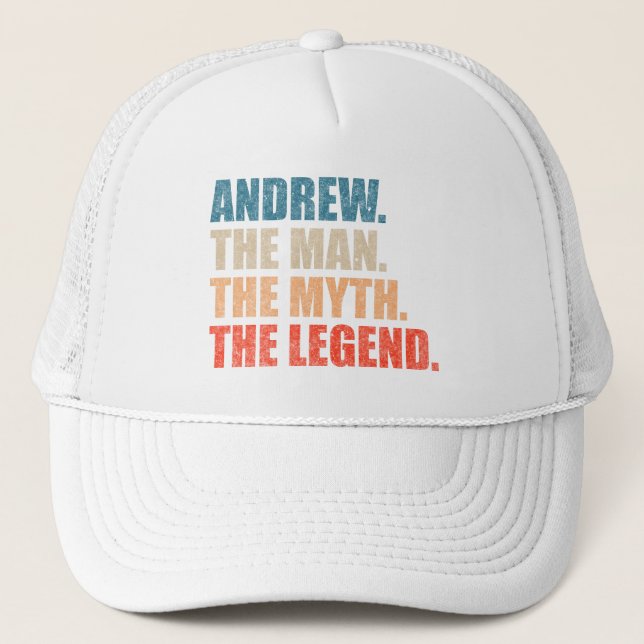 Boné Andrew O Homem O Mito A Lenda (Frente)
