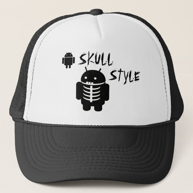 Boné Android SKULL STYLE (Frente)