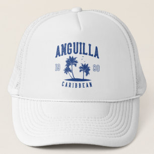 Boné Anguilla Palmeira Caribenha 1980