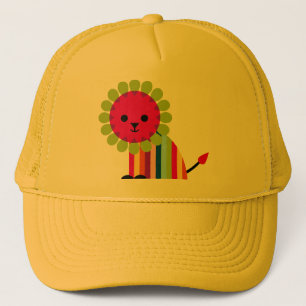 Boné Animal bonito dos desenhos animados do gato feliz