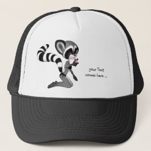 Boné Anime Raccoon Hat