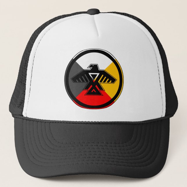 Boné Anishinabek Dodem & chapéu de 4 sentidos (Frente)