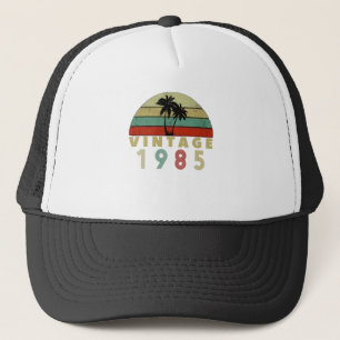 Boné aniversário de 1985 na vintage