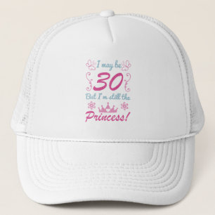 Boné aniversário de 30 anos para Princesa