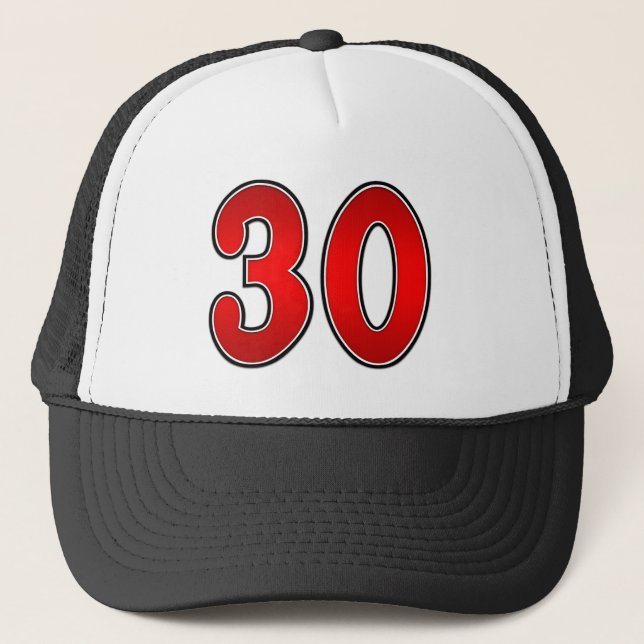 Boné aniversário de 30 anos Trucker Hat (Frente)