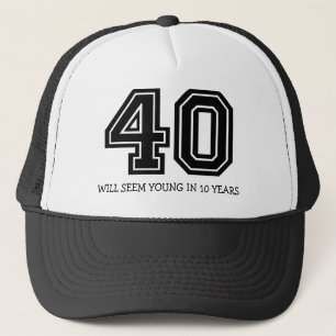 Boné Aniversário de 40 anos