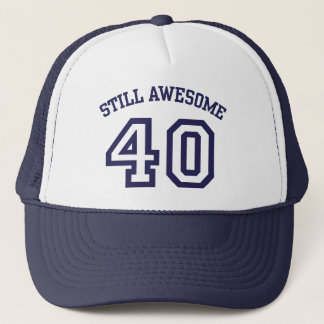 Boné aniversário de 40 anos
