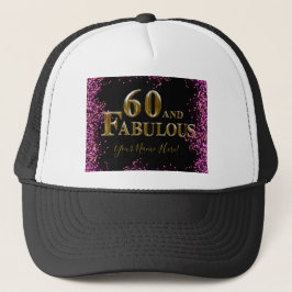 Boné Aniversário de 60 anos