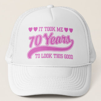 Boné Aniversário de 70 anos