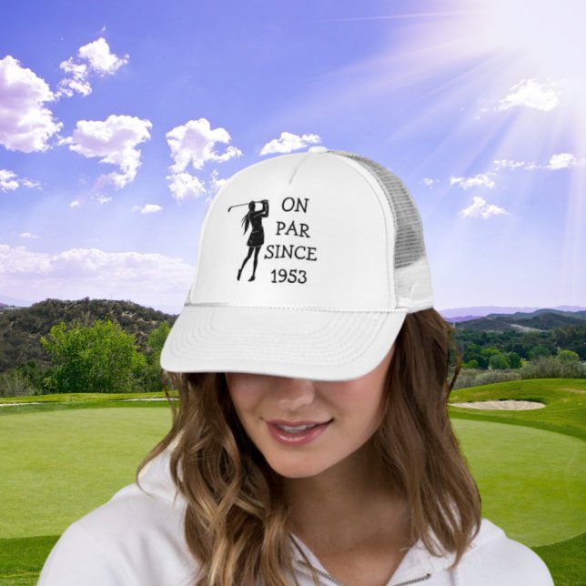Boné Aniversário Golfer Engraçado 70 Feliz Par Por Ela (Criador carregado)