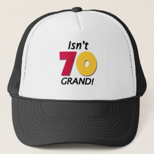 Boné Aniversário grande do 70