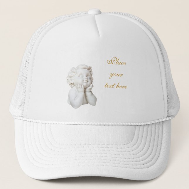 Boné Anjo Branco (Frente)