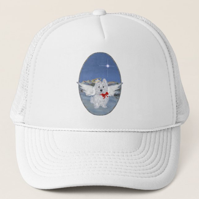 Boné Anjo de Natal Westie (Frente)