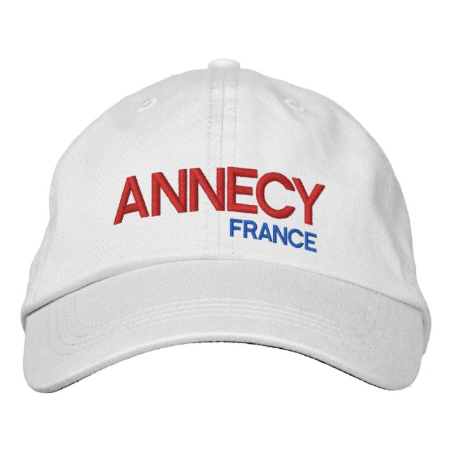 Boné Annecy, França Personalizável Chapéu Ajustável (Frente)