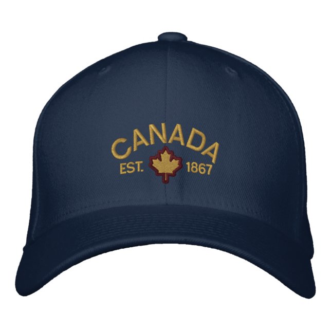 Boné Anniversário canadense Embroiderme canadense (Frente)