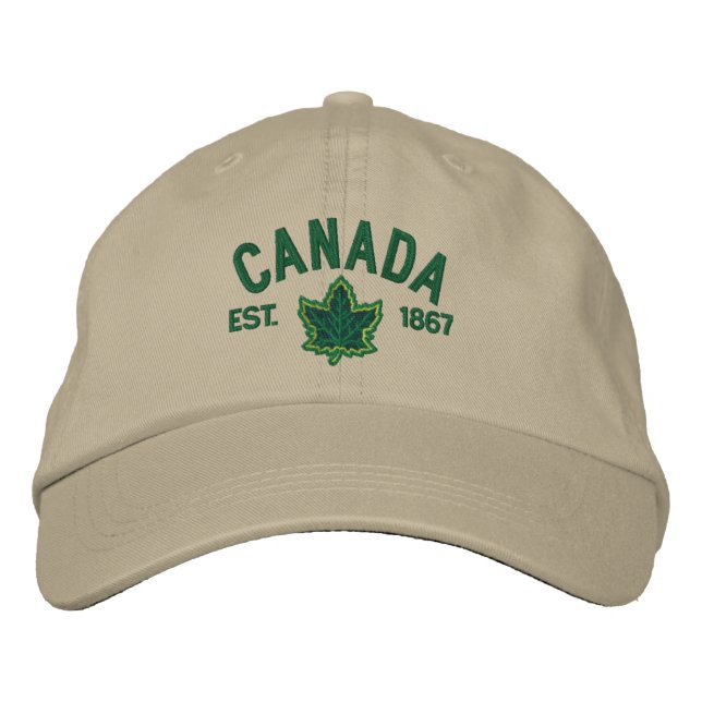 Boné Anniversário canadense Embroiderme canadense (Frente)
