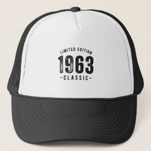Boné Ano de Nascimento Clássico de 1963