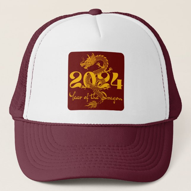 Boné Ano Novo Chinês do Dragão 2024 (Frente)