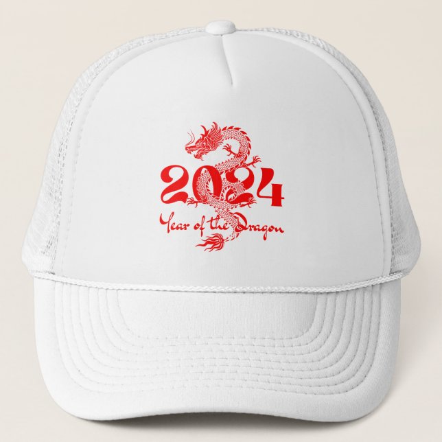 Boné Ano Novo Chinês do Dragão 2024 (Frente)